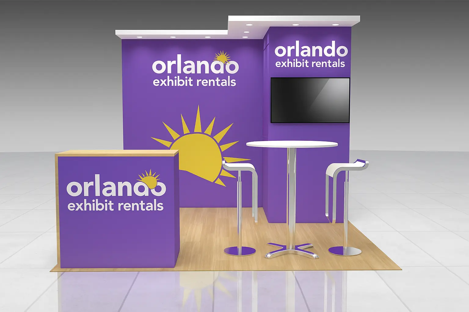 10×10 Orlando Exhibit Rental Kit