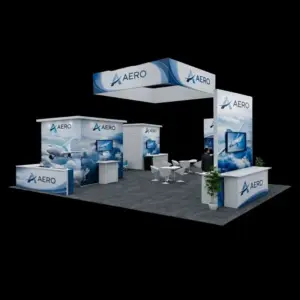 30×40 Advanced Technology Exhibit Booth