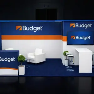 10×20 Corporate Branding Exhibit Booth