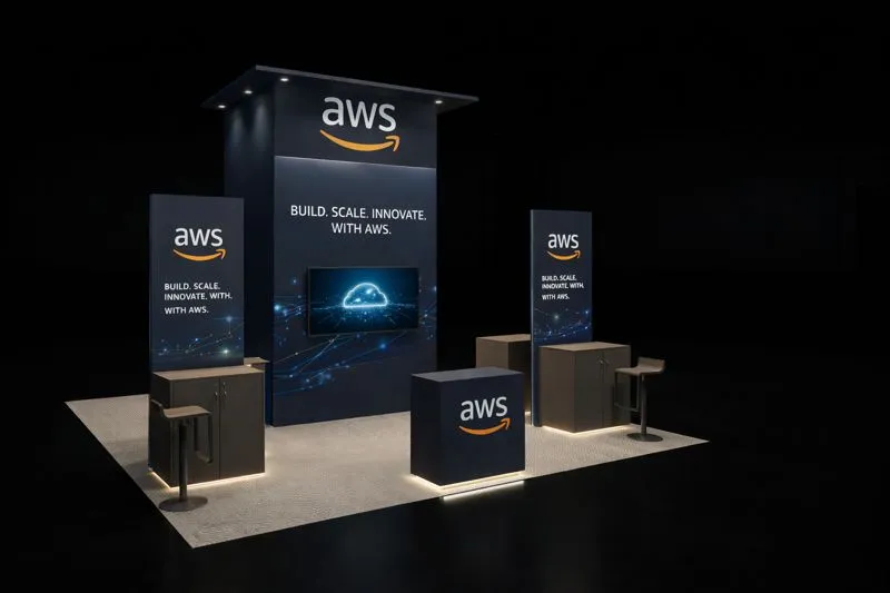 20×20 Technology Exhibit Booth Rental